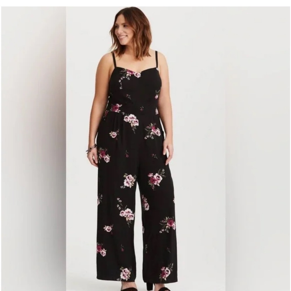 NWT Torrid challis wide leg pantsuit